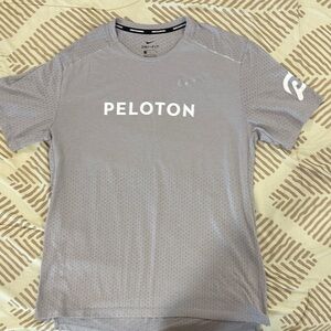 Dri-Fit Peloton Light Gray Men's Short Sleeve Nike Tee